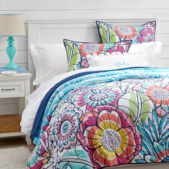 Sunrise Garden Girls Quilt Sham Sale Pottery Barn Teen