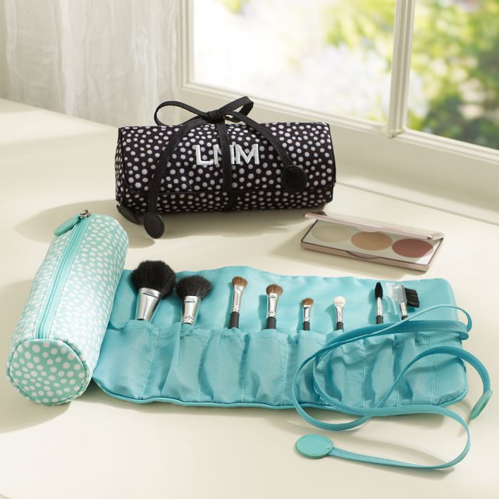 makeup brush roll organizer