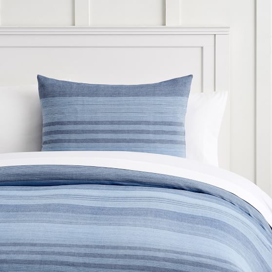 Brooklyn Stripe Boy S Duvet Cover Sham Pottery Barn Teen