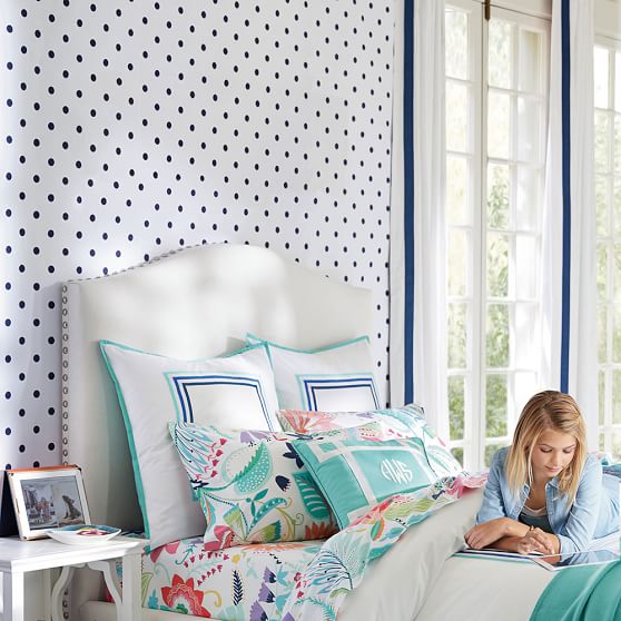 Wall Decal Navy Mini Dottie Teen Decor Sale Pottery Barn Teen