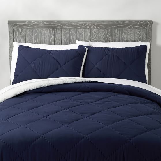 Super Soft Sherpa Comforter Sham Pottery Barn Teen