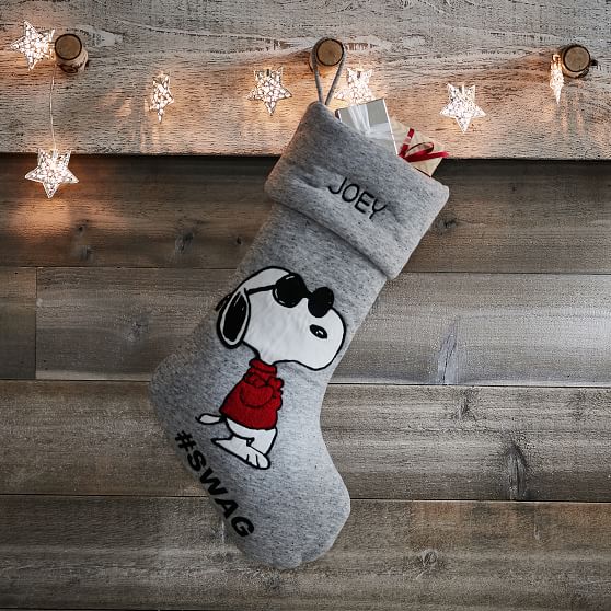 Peanuts Joe Cool Christmas Stocking Pottery Barn Teen