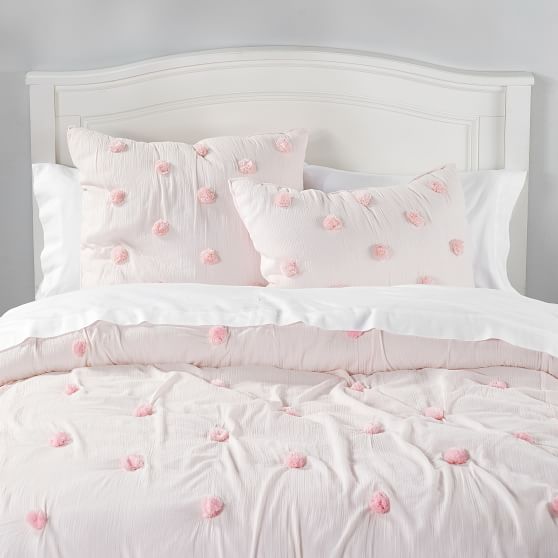 Crinkle Puff Girls Quilt Sham Pottery Barn Teen