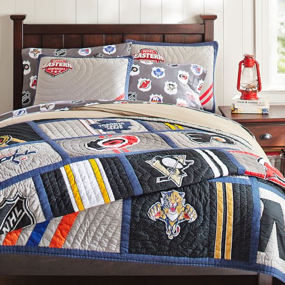 2014 Nhl C Boys Quilt Sale Pottery Barn Teen