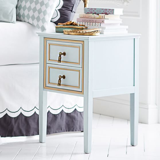 The Emily Meritt Royal Teen Nightstand Pottery Barn Teen