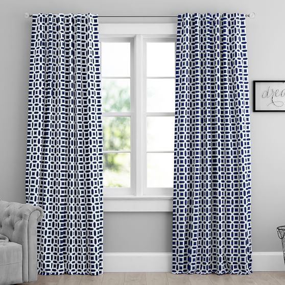 Peyton Blackout Curtain Teen Curtains Pottery Barn Teen