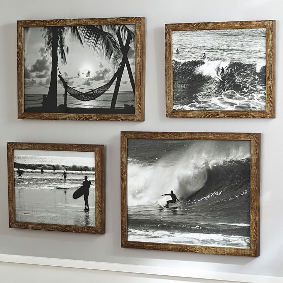 Black And White Surf Prints Wall Prints Pottery Barn Teen