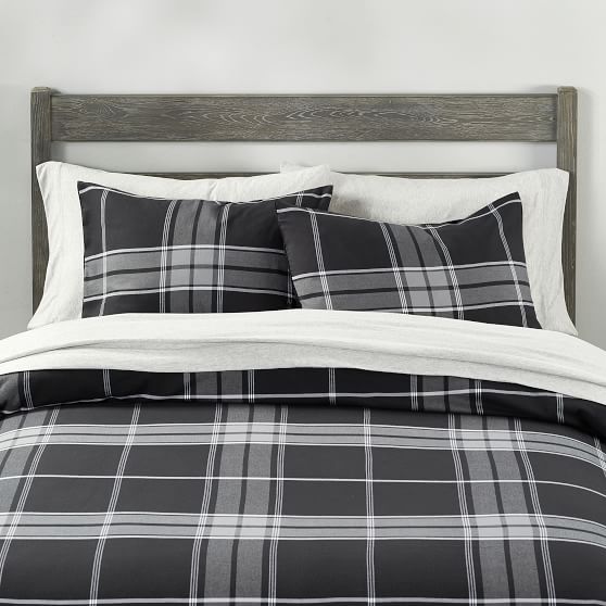 Crosby Plaid Boy S Duvet Cover Sham Pottery Barn Teen