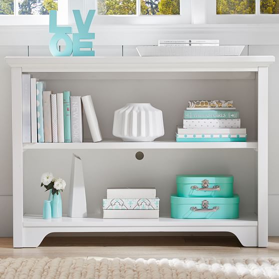 Shelby Low Bookshelf Pottery Barn Teen
