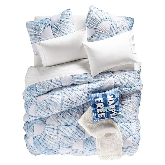 Ocean Spray Tie Dye Girls Quilt Sham Sale Pottery Barn Teen