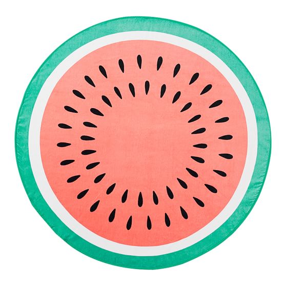 Watermelon Round Beach Towel Watermelon Round Beach Towel