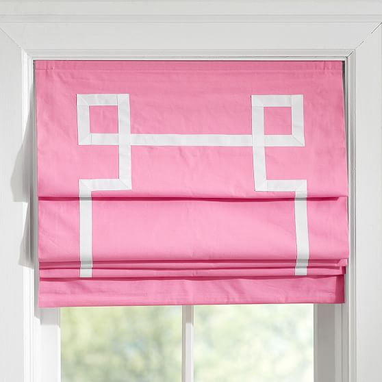 Emma Ribbon Trim Roman Teen Curtains Pottery Barn Teen