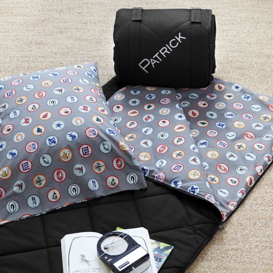 Nfl Sleeping Bag Nfc Football Bedding Pottery Barn Teen