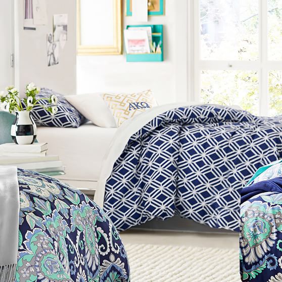 Diamond Geo Girls Duvet Cover Sale Pottery Barn Teen
