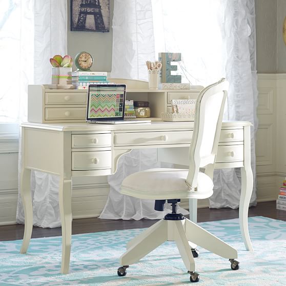 Lilac Teen Desk Hutch Pottery Barn Teen