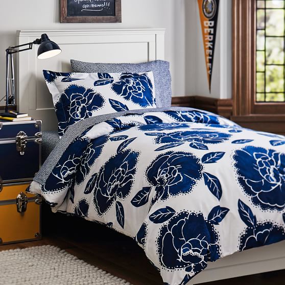 Floral Dot Girls Duvet Cover Sale Pottery Barn Teen