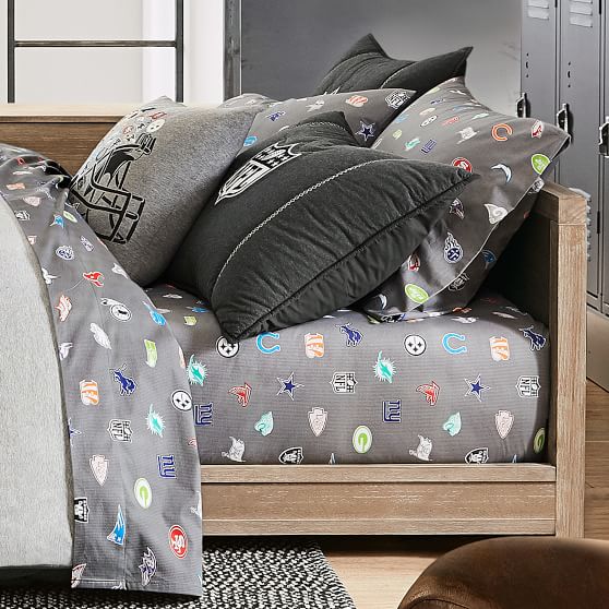 Nfl Bright Logo Girls Sheets Pottery Barn Teen