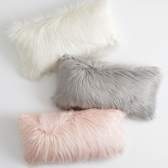 Furrific Lumbar Dorm Pillow Pottery Barn Teen