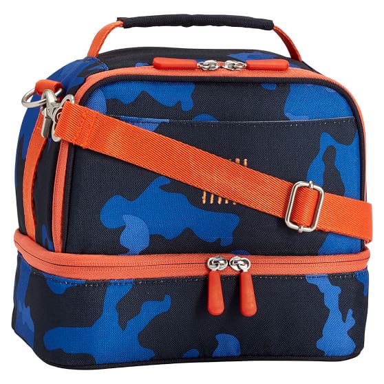Blue Camo Compartment Lunch Box Pottery Barn Teen