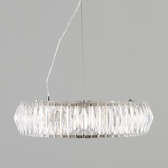 Round Crystal Teen Chandelier Pottery Barn Teen