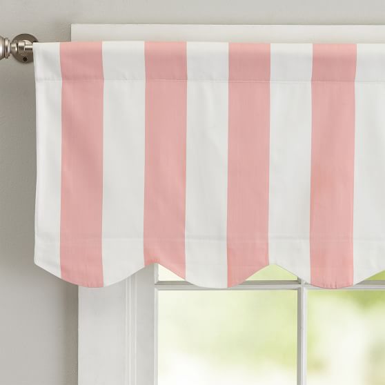 The Emily Meritt Cabana Stripe Valance Teen Curtains Pottery