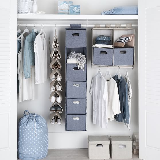 Ultimate Closet Storage Set Dorm Closet Organizers Pottery