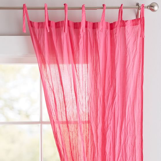Twisted Sheer Curtain Teen Curtains Pottery Barn Teen