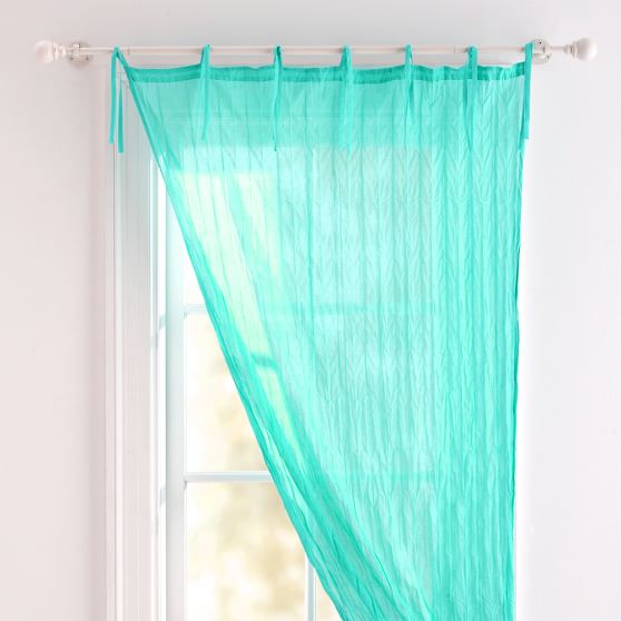 Twisted Sheer Curtain Teen Curtains Pottery Barn Teen
