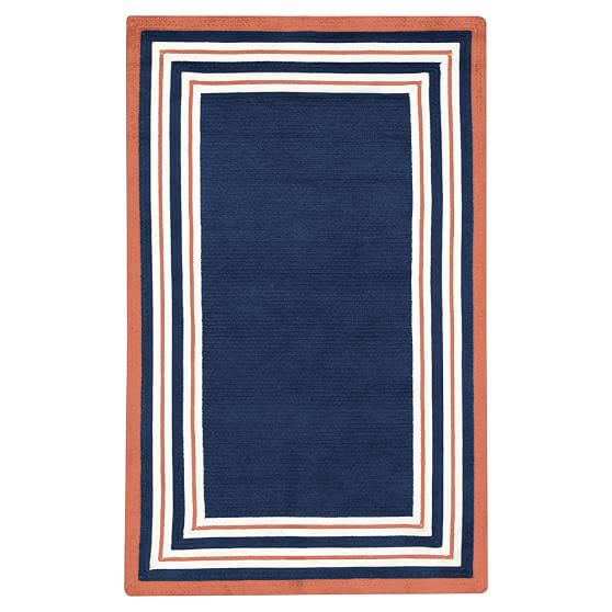 Boys Capel Multiple Border Rug Teen Rug Pottery Barn Teen