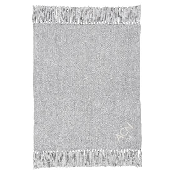 Chenille Fringe Throw Blanket Pottery Barn Teen