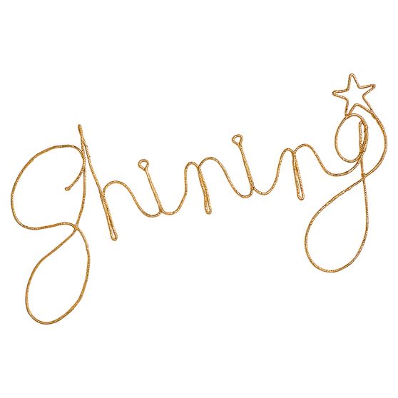 Junk Gypsy Shining Star Wall Art Gold Pottery Barn Teen