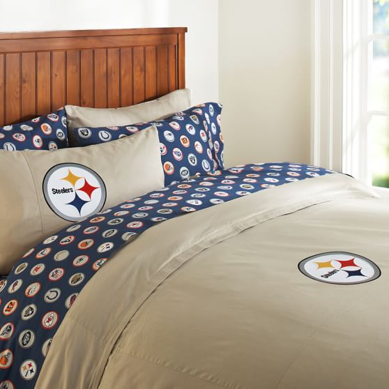 Pittsburgh Steelers Duvet Cover Twin Stone