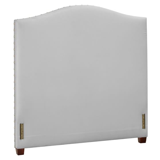 Raleigh Camelback Upholstered Teen Headboard Pottery Barn Teen