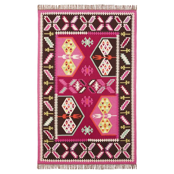 Travelers Kilim Rug 8x10 Warm Pottery Barn Teen