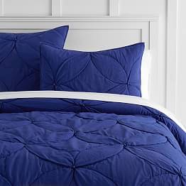 navy girls bedding