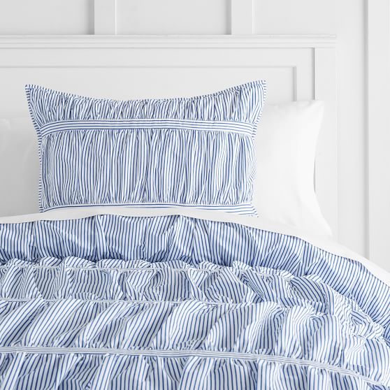 Painterly Stripe Pucker Up Girls Comforter Sale Pottery Barn Teen