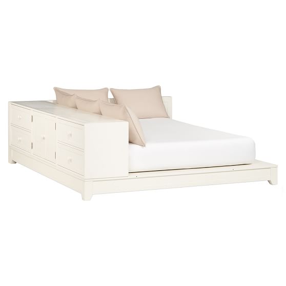 Ultimate Dresser Storage Bed Set Twin Pbteen White Pottery