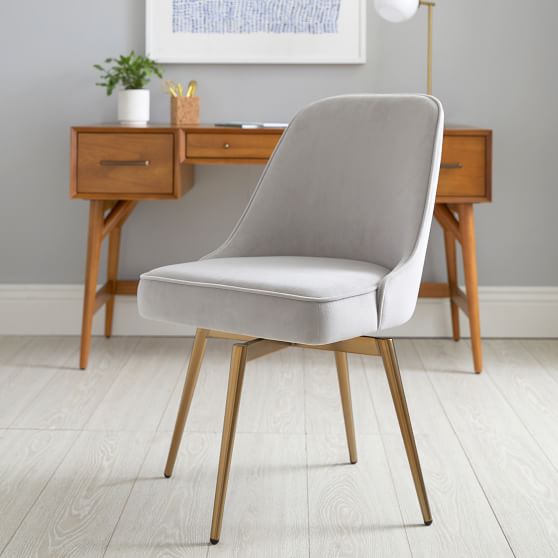 west elm x pbt Mid-Century Swivel Desk Chair | Pottery ...