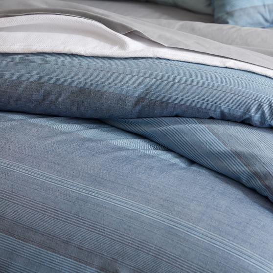 Brooklyn Stripe Boy S Duvet Cover Sham Pottery Barn Teen