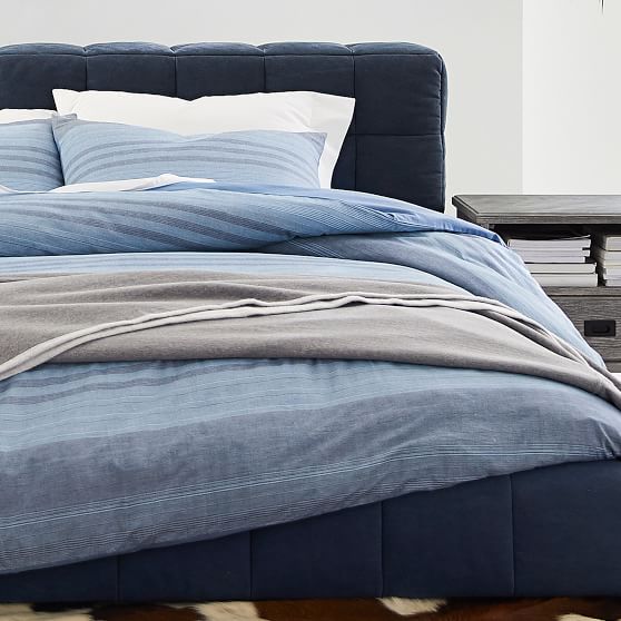 Brooklyn Stripe Boy S Duvet Cover Sham Pottery Barn Teen