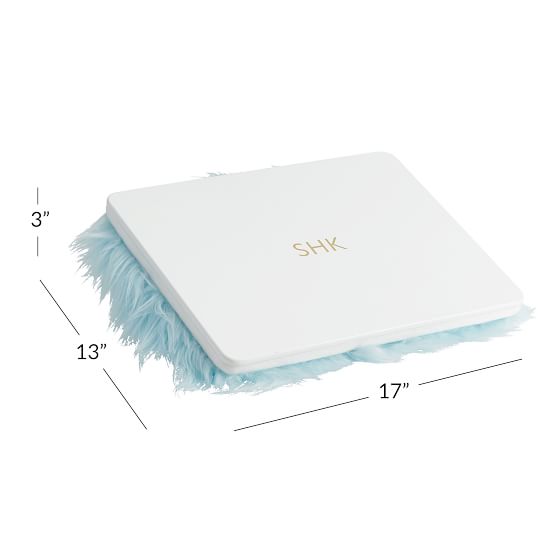 Faux Fur Superstudy Lap Desk Pottery Barn Teen