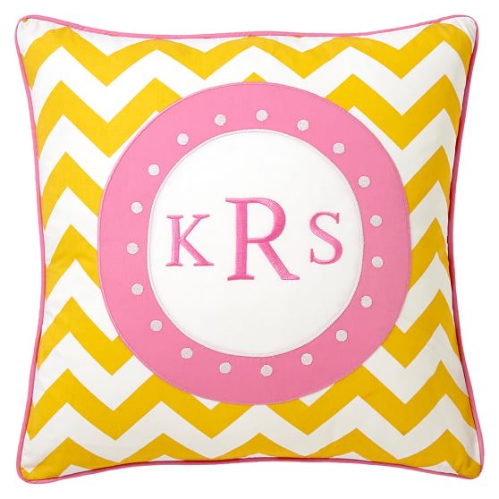Mix N Match Monogram Pillow Cover Pottery Barn Teen