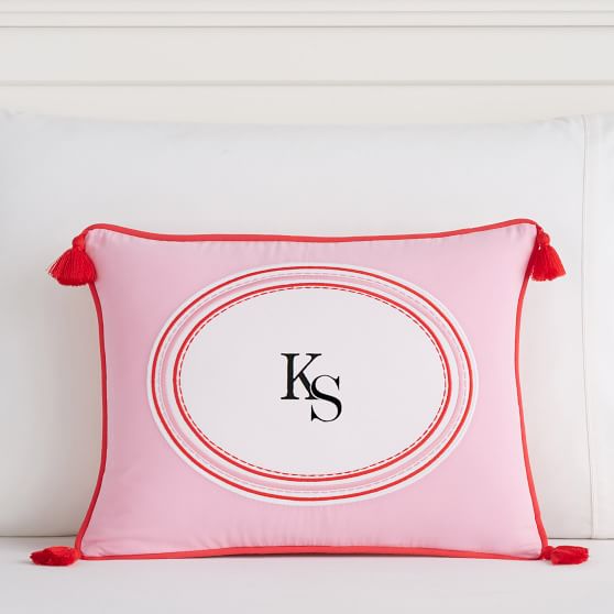 Tassel Monogram Pillow Covers Pottery Barn Teen