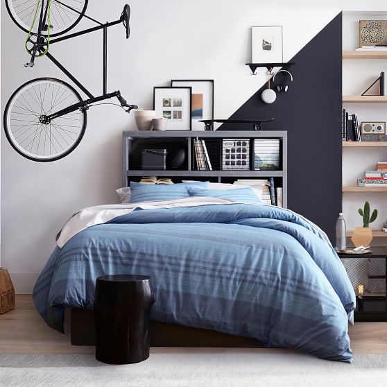 Brooklyn Stripe Boy S Duvet Cover Sham Pottery Barn Teen