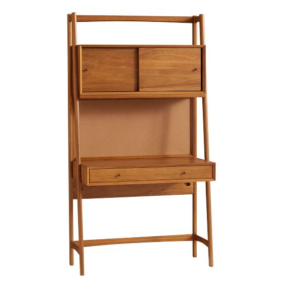 West Elm X Pbt Mid Century Smart Wall Desk Pottery Barn Teen