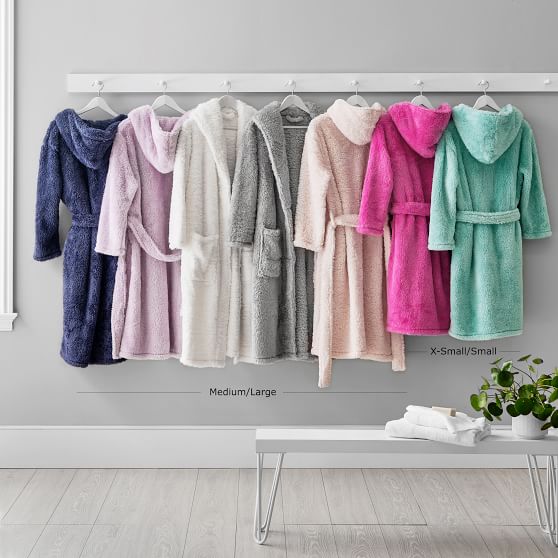 Cozy Sherpa Teen Robe Pottery Barn Teen