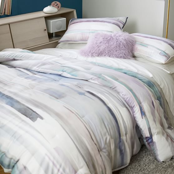 West Elm X Pbt Watercolor Wash Comforter Sham Pottery Barn Teen