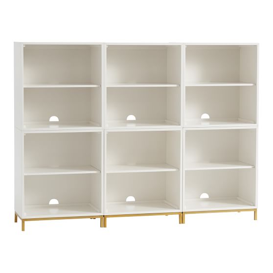 Blaire Super Wall Storage Bookshelf Set Pottery Barn Teen