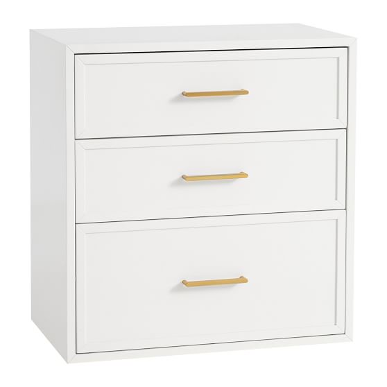 Blaire Wall System 3 Drawer Storage Bookshelf Pottery Barn Teen