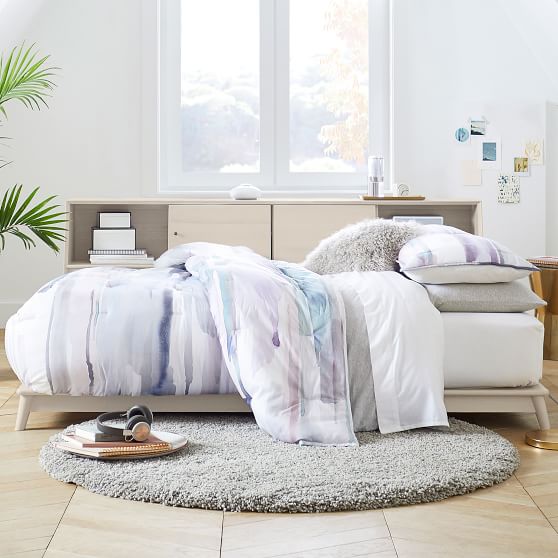 West Elm X Pbt Watercolor Wash Comforter Sham Pottery Barn Teen